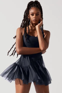 Corset Pirouette Dress - Smoky Navy -Quality Sport Wear CorsetPirouetteDress SmokyNavy F1000 0093 Edit