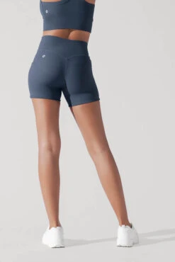 Crisscross Hourglass® Midi Shorts With Pockets (Ribbed) - Navy 13 Crisscross Hourglass® Midi Shorts With Pockets (Ribbed) - Navy -Quality Sport Wear ENERGYRIBBEDCROPBRAWHALFZIPNAVY1012 0080 Edit 1