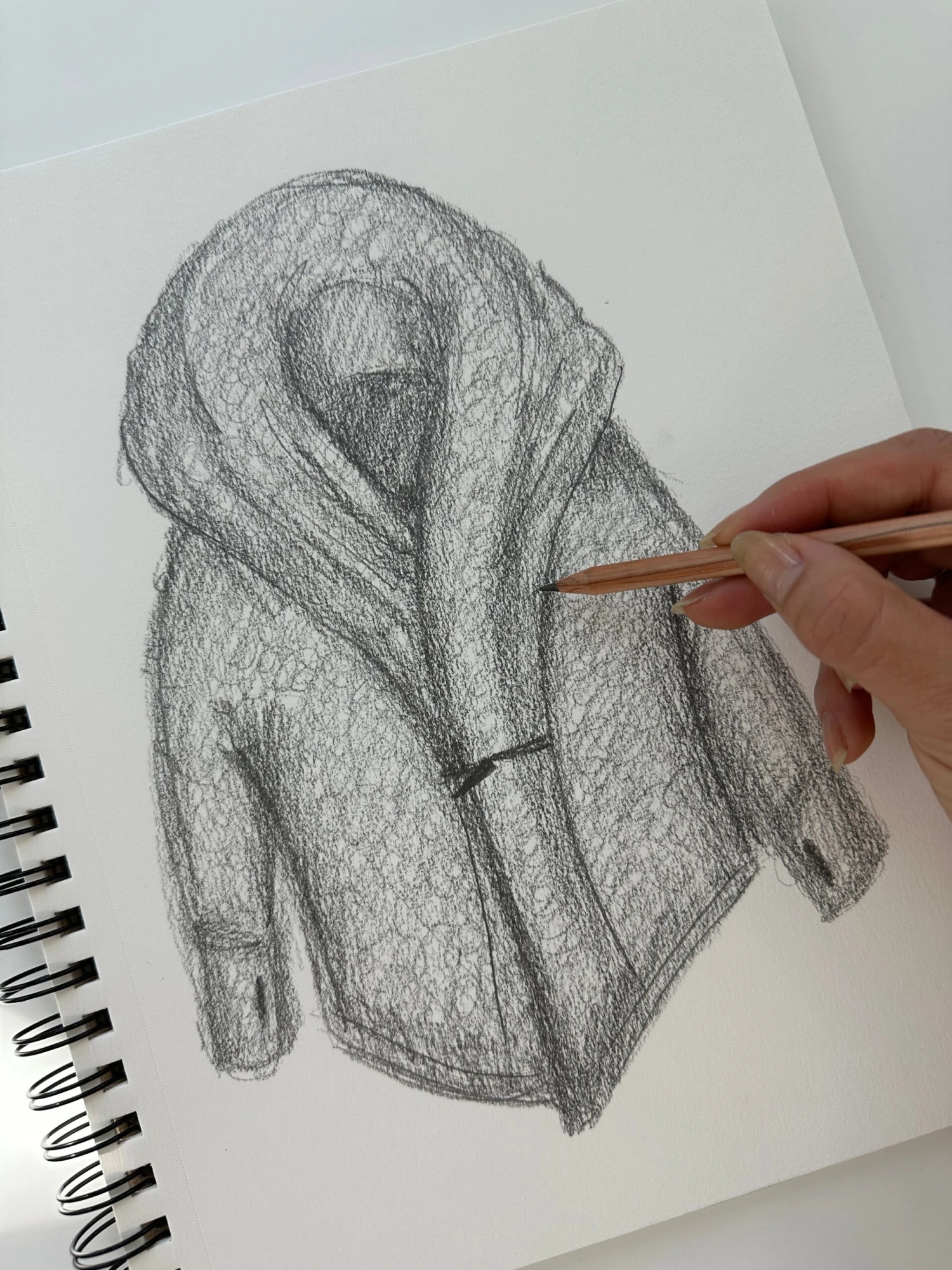 Faux Sherpa Cocoon Coat - Black 3 Faux Sherpa Cocoon Coat - Black - Image 3