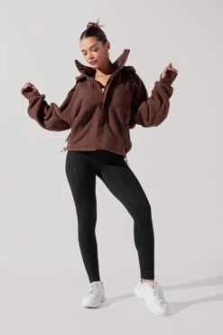 Find Your Inner Fleece Jacket - Chocolate -Quality Sport Wear FindYourInnerFleeceJacket Chocolate 2922 Edit