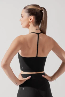 Flexy Crop Top - Black -Quality Sport Wear FlexyCrop Black A1010 0701 Edit