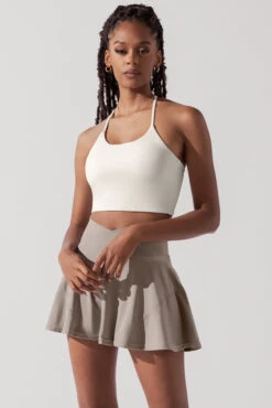 Flexy Crop Top - Cream -Quality Sport Wear FlexyCrop Cream A1010 0055 Edit