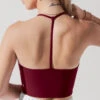 Flexy Crop Top - Crimson
