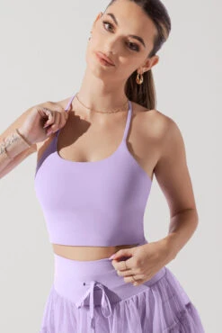 Flexy Crop Top - Digital Lavender -Quality Sport Wear FlexyCrop DigitalLavender A1010 1391 Edit