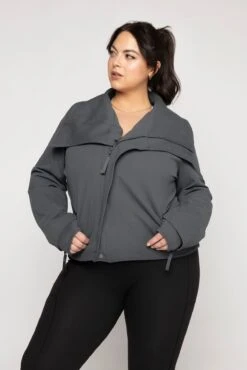 Heart Racer Moto Jacket - Raincloud -Quality Sport Wear HeartRacerJacket Raincloud E1002 02259