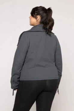 Heart Racer Moto Jacket - Raincloud -Quality Sport Wear HeartRacerJacket Raincloud E1002 02290