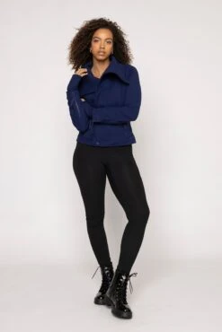 Heart Racer Moto Jacket - True Blue -Quality Sport Wear HeartRacerJacket TrueBlue E1002 02996