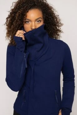 Heart Racer Moto Jacket - True Blue -Quality Sport Wear HeartRacerJacket TrueBlue E1002 03067