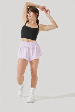 High Waisted Supershort™ - Orchid Ice -Quality Sport Wear High Waisted Supershort Orchid Ice 4012 0623