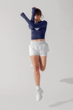 High Waisted Supershort™ - White -Quality Sport Wear HighWaistedSupershort White4012 0016 Edit 1