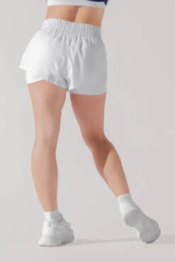 High Waisted Supershort™ - White -Quality Sport Wear HighWaistedSupershort White4012 0052 Edit 1