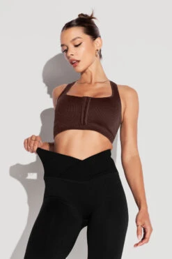 Crisscross Hourglass® Seamless Legging - Black -Quality Sport Wear HookItUpCropTop FrenchRoast CCHGLeggings Black 0745 Edit