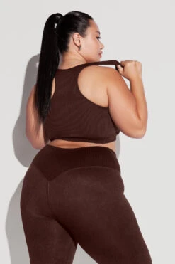 Hook It Up Seamless Bra - French Roast -Quality Sport Wear HookItUpCropTop CCHGLeggings FrenchRoast 1983 Edit