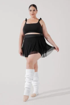 Juliet Wrap Skort - Black -Quality Sport Wear JulietBalletSkort Black H1009 3743 Edit