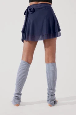 Juliet Wrap Skort - Peacoat Navy -Quality Sport Wear JulietBalletSkort PeacoatNavy H1009 3695 Edit