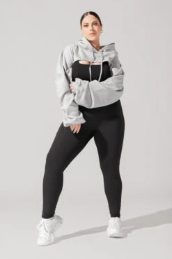 Cloud Shruggie - Heather Grey 12 Cloud Shruggie - Heather Grey -Quality Sport Wear June7POPFLEXPhotoshootArleneOutfit21141 Edit