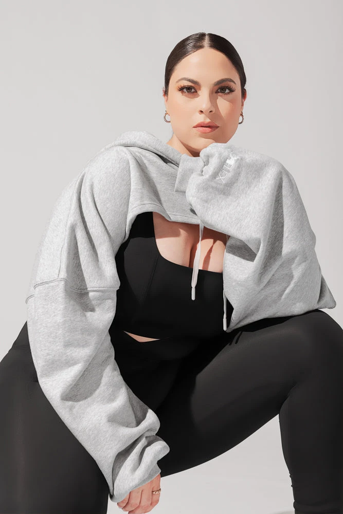 Cloud Shruggie - Heather Grey 5 Cloud Shruggie - Heather Grey - Image 5