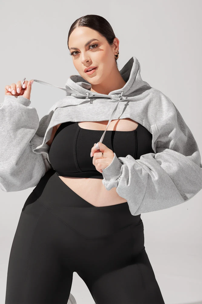 Cloud Shruggie - Heather Grey 2 Cloud Shruggie - Heather Grey - Image 2