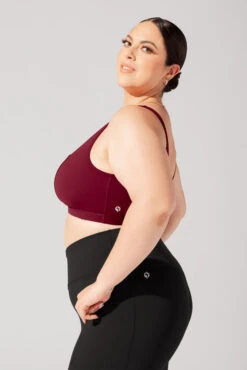 Corset Bra - Crimson -Quality Sport Wear June7POPFLEXPhotoshootArleneOutfit21376 Edit