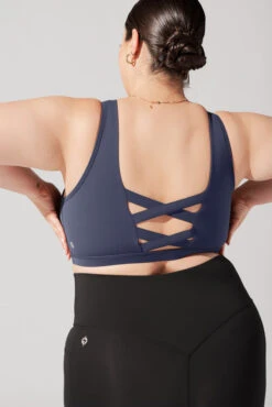 Corset Bra - Navy -Quality Sport Wear June7POPFLEXPhotoshootArleneOutfit21550 Edit