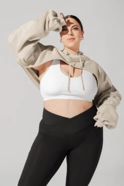 Cloud Shruggie - Seashell -Quality Sport Wear June7POPFLEXPhotoshootArleneOutfit21720 Edit 1 12e68889 dfd6 4ec7 ad20 c6b9b44ef126