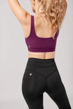 Tone Bra - Winter Plum -Quality Sport Wear KayleeOutfit1 0206 Edit