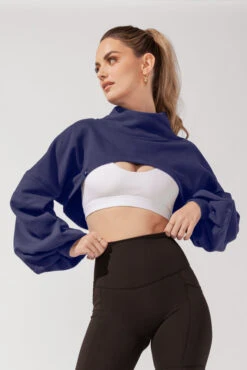 Mockneck Shruggie - Marine Navy -Quality Sport Wear KayleeOutfit4 0484 Edit dc1db622 9d34 4ec2 8848 7a22c5c52302