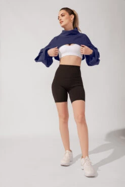 Mockneck Shruggie - Marine Navy -Quality Sport Wear KayleeOutfit4 0487 Edit 72ca7f84 d5db 4c6c 8b06 295ddd95289c