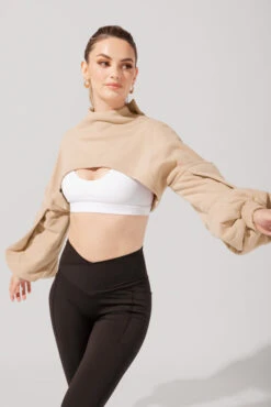 Mockneck Shruggie - Taupe -Quality Sport Wear KayleeOutfit5 0626 Edit 5822f8c1 a8ef 402f a3ed 0367ee867769