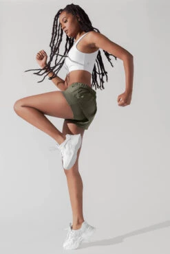 Low Rise Supershort™ - Rustic Olive -Quality Sport Wear LowWaistedSupershort RusticOlive D1003 0017 Edit 1