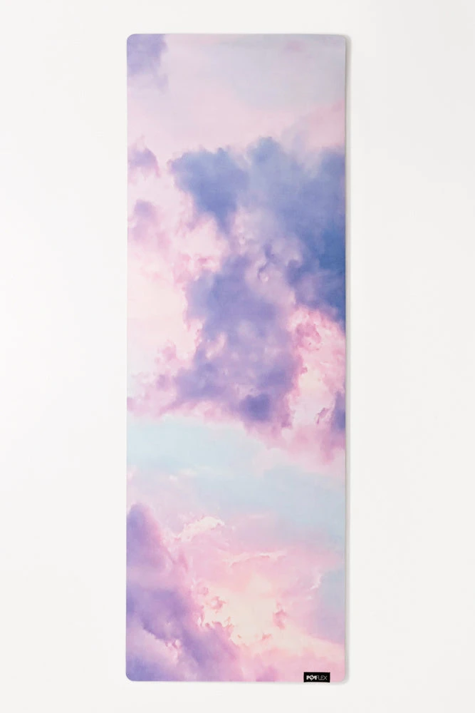 Vegan Suede Yoga Mat - Heart In The Clouds 1 Vegan Suede Yoga Mat - Heart In The Clouds