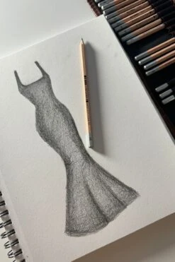 Hourglass Maxi Dress - Castaño Crinkle -Quality Sport Wear MaxiDressSketchPopflex