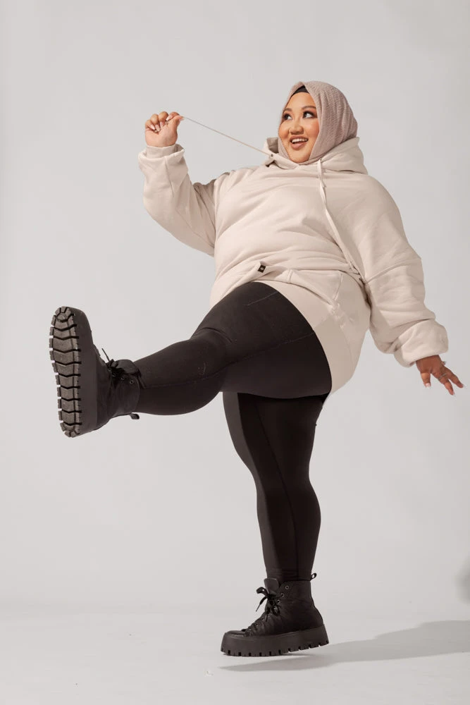 Long Cloud Hoodie - Blushing Beige 10 Long Cloud Hoodie - Blushing Beige - Image 10