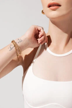 Celeste Mesh Crop Bralette - Coconut Cream -Quality Sport Wear OPF1684 Edit 3a185aa4 d830 49ce 907c 9895f106c692