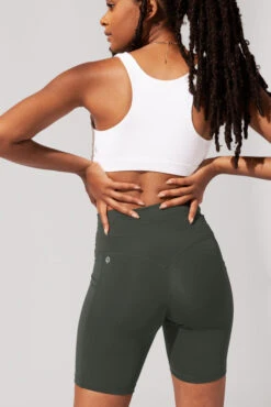 Cargo Biker Short With Pockets (Pet Hair Resistant) - Forestwood -Quality Sport Wear OPF2254