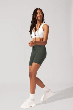 Cargo Biker Short With Pockets (Pet Hair Resistant) - Forestwood -Quality Sport Wear OPF2264