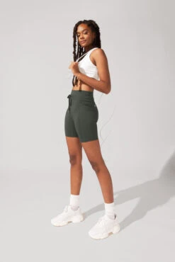 Cargo Biker Short With Pockets (Pet Hair Resistant) - Forestwood -Quality Sport Wear OPF2287