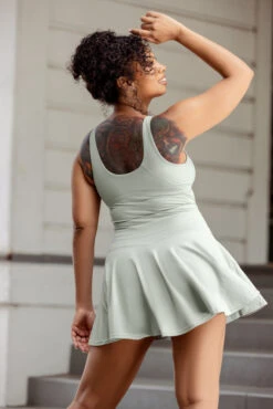 Twirl Dress - Moss -Quality Sport Wear OPF2427 Edit ec8ce2c5 a36a 426a b56f 0f1a37a225fa