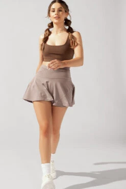 Crisscross Hourglass® Twirl Skort - Rose Grey -Quality Sport Wear OPF2949 Edit a8dfb602 c94a 4264 9bad 44d50911ff20