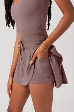 Twirl Dress - Peppercorn -Quality Sport Wear OPF4234 Edit