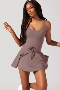 Twirl Dress - Peppercorn -Quality Sport Wear OPF4238 Edit