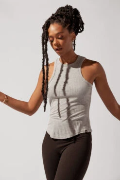 Not Your Typical Tank - Heather Grey -Quality Sport Wear OPF4818 Edit