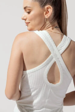 Not Your Typical Tank - White -Quality Sport Wear OPF5069 Edit