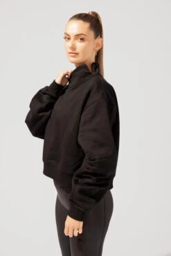 Uptown Mockneck Sweatshirt - Black -Quality Sport Wear OPF5951 Edit d1ceb69f 8d64 4bc6 83c1 f9391d72492b