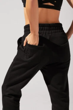 Cloud Rollover Sweatpant - Black -Quality Sport Wear OPF6255 Edit 1144185a eeb1 4804 be65 03b4a39ed910