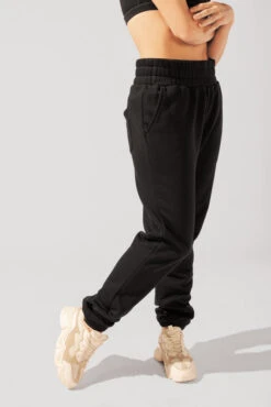 Cloud Rollover Sweatpant - Black -Quality Sport Wear OPF6265 Edit dbb8a203 ae07 4752 a466 499d30b50032