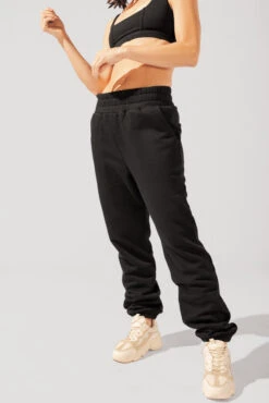 Cloud Rollover Sweatpant - Black -Quality Sport Wear OPF6279 Edit 4fde395a a172 4554 9f0b 0c98e8359aee