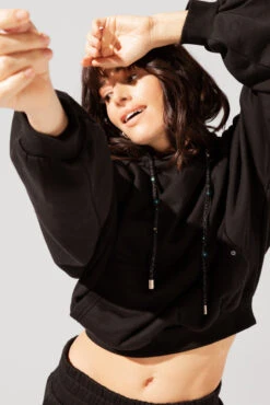 Shimmer Pullover Cloud Hoodie - Black -Quality Sport Wear OPF6400 Edit 0d636abd 4b32 417d 934d 45295c81b224