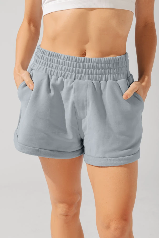 Ooey Gooey Lounge Shorts With Pockets- Bookworm Blue 8 Ooey Gooey Lounge Shorts With Pockets- Bookworm Blue - Image 8