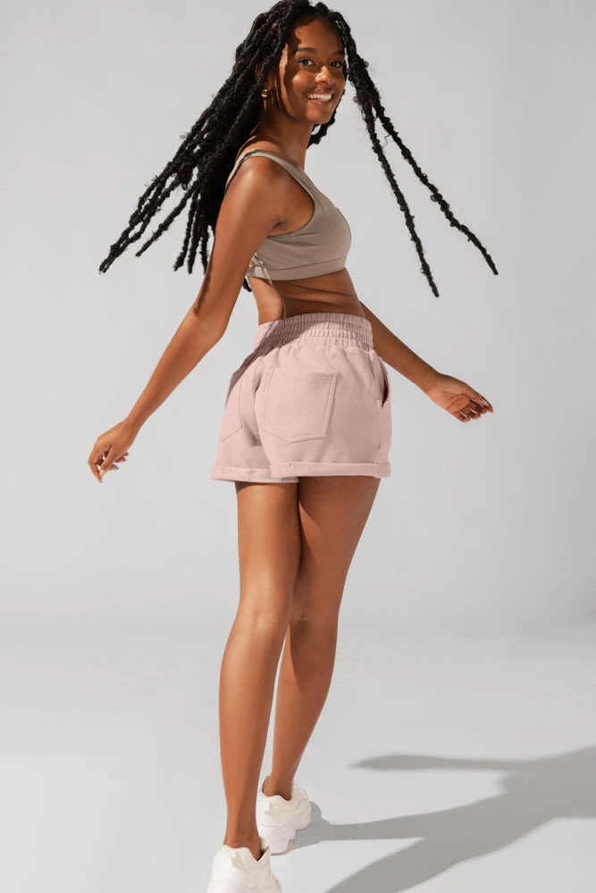 Ooey Gooey Lounge Shorts With Pockets - Ballet Slipper 7 Ooey Gooey Lounge Shorts With Pockets - Ballet Slipper - Image 7